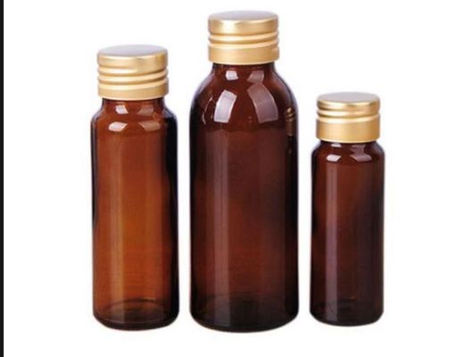 vetro di calce liquido orale di Amber Molded Vial Of Soda della bottiglia 250ml