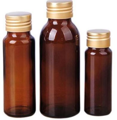 Bottiglia liquida orale di vetro a calce sodata 20 ml chiara ed ambrata