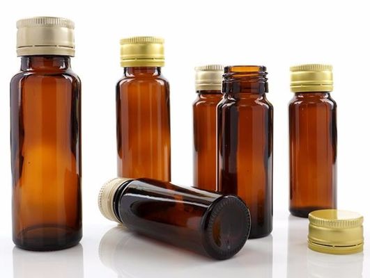 Bottiglia liquida orale 20ml Amber Pet farmaceutica del tappo di gomma