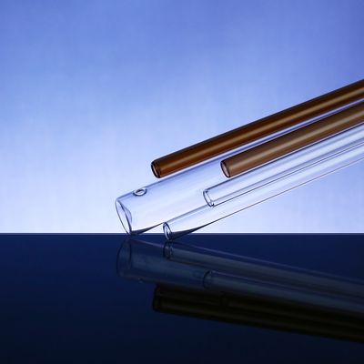 Schermo che stampa le provette termoresistenti di Ambra Bicchiere Tubo 6-35mm