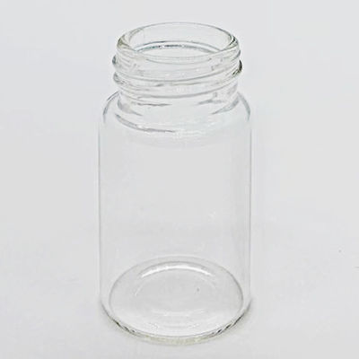 Altezza di vetro 50mm delle fiale del coperchio a vite 15ml del borosilicato 5,0 chiara