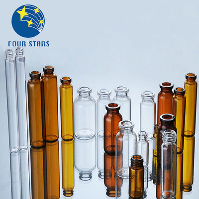 qualità  10ml Clear Amber Screw Cap Vials Neutral Borosilicate Glass fabbrica