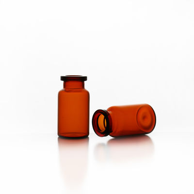 Amber Glass Vials Customized Logo che imballa in contenitore MOQ di cartone 1000 pezzi