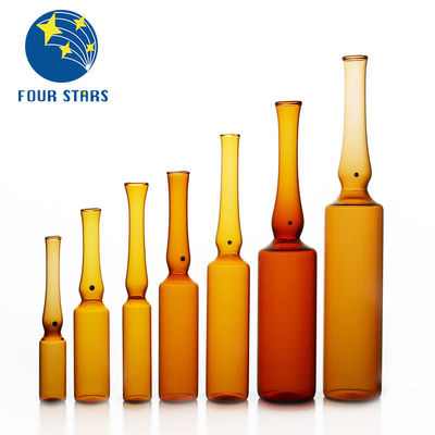 Ampolla delle fiale YBB/ISO 1ml di Ambra Chiaro Farmaceutico Vuoto Bicchiere