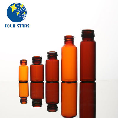 Piccole fiale del collo della vite delle chiare fiale di vetro di Ambra Farmaceutico 30ml con il cappuccio di plastica