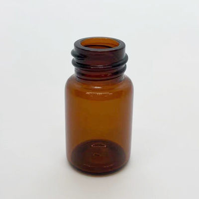 cappucci con tappo a vite delle bottiglie di vetro 7ml Ambra Bicchiere fiale With Screw del diametro di 22mm piccoli