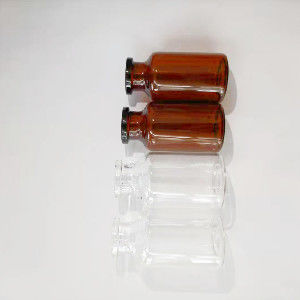 Piccolo borosilicato di vetro farmaceutico Ambra Chiaro delle fiale una fiala di vetro da 20 ml