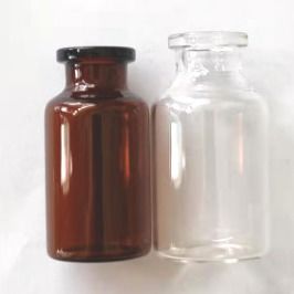 Vetro vuoto Vial With Rubber Stopper delle fiale di vetro della raccolta 25ml della polvere