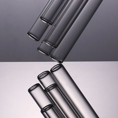 Spessore della parete rotondo resistente della metropolitana di vetro dell'alcali acido chiaro 0.5-1.6mm