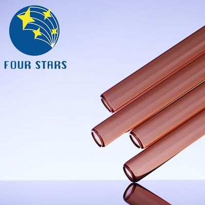 Metropolitana di vetro del cilindro di Ambra Bicchiere Tubo colorata borosilicato neutro 1ml-20ml