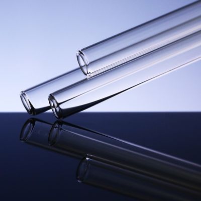 Alta lunghezza della tubatura 1250-1800mm del vetro borosilicato di R.i. Round